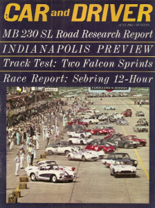 CAR & DRIVER 1963 JUNE - SEBRING SHOOUOUT, FALCON